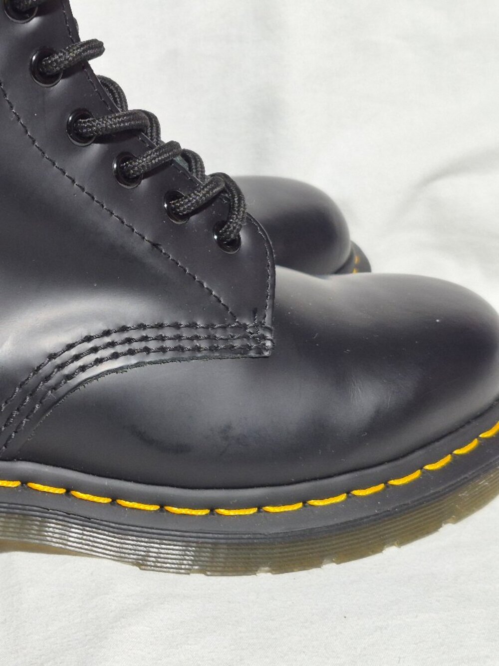 Dr Martens 1490 Women’s Black Smooth Leather Mid-Calf Boot Size US 8 NEW - Picture 4 of 14